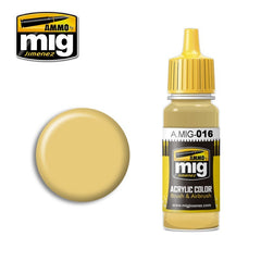 PREORDER Ammo by MIG - Acrylic Color - Ral 8020 Gelbbraun 17ml