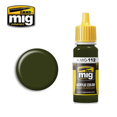 PREORDER Ammo by MIG - Acrylic Color - Scc 15 (British 1944-45 Olive Drab) 17ml