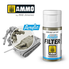 Ammo by MIG -  Acrylic Filter - Light Grey