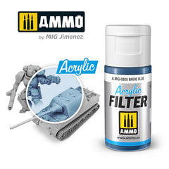 Ammo by MIG -  Acrylic Filter - Marine Blue