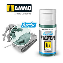 Ammo by MIG -  Acrylic Filter - Turquoise