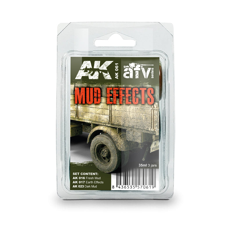 PREORDER AK Interactive - Weathering Sets  - Mud Set