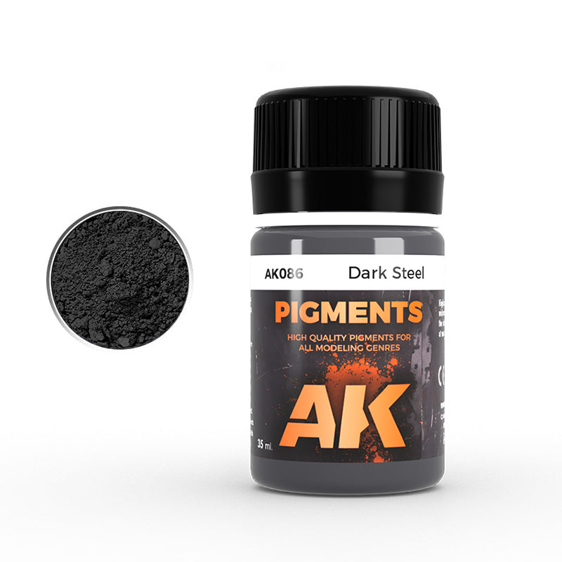 PREORDER AK Interactive - Pigments  - Dark Steel 35ml