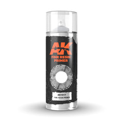 PREORDER AK Interactive - Aerosol Spray Primer  - Fine Resin Primer - Spray 150ml