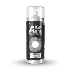 PREORDER AK Interactive - Aerosol Spray Primer  - Great White Base - Spray 150ml