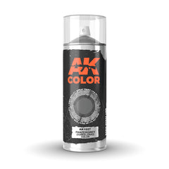 PREORDER AK Interactive - Aerosol Spray Primer  - Panzergrey (Dunkelgrau) Color - Spray 150ml