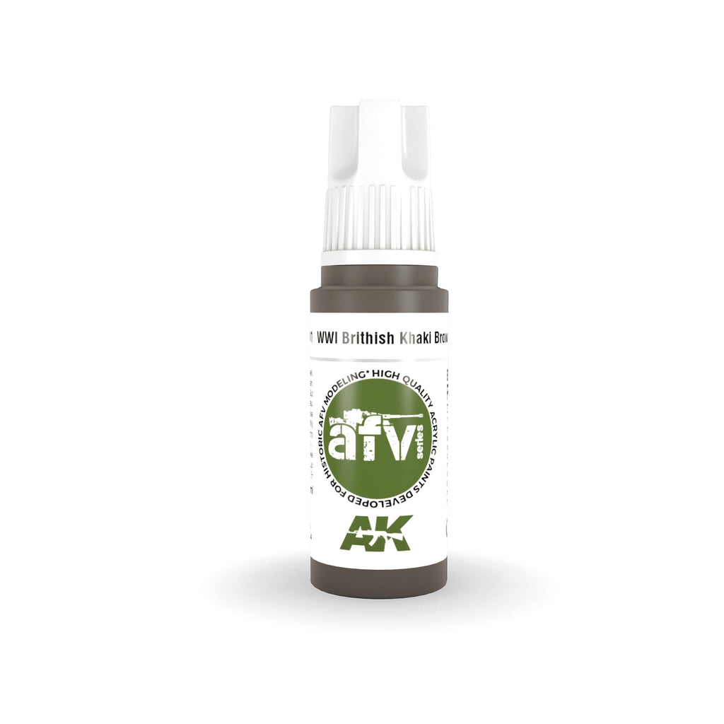 PREORDER AK Interactive - 3 Gen Acrylics - Wwi British Khaki Brown Base 17ml