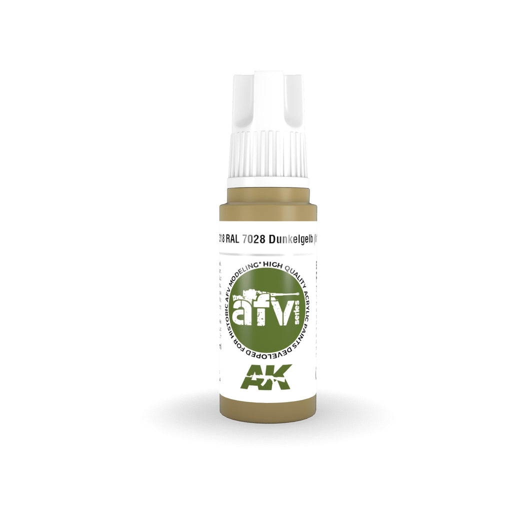 PREORDER AK Interactive - 3 Gen Acrylics - Ral 7028 Dunkelgelb (Initial) 17ml