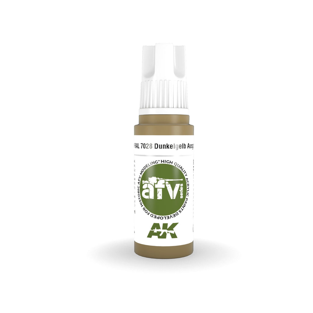 PREORDER AK Interactive - 3 Gen Acrylics - Ral 7028 Dunkelgelb Ausgabe 1944 17ml