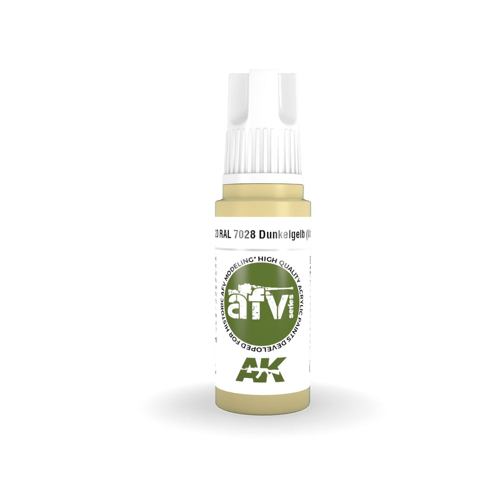 PREORDER AK Interactive - 3 Gen Acrylics - Ral 7028 Dunkelgelb (Variant) 17ml