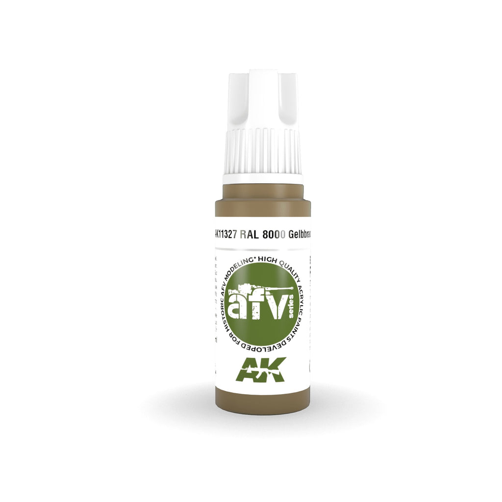 PREORDER AK Interactive - 3 Gen Acrylics - Ral 8000 Gelbbraun 17ml