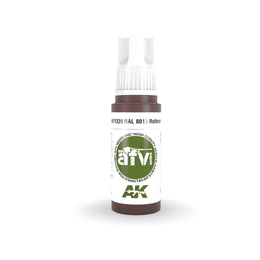 PREORDER AK Interactive - 3 Gen Acrylics - Ral 8013 Rotbraun 17ml