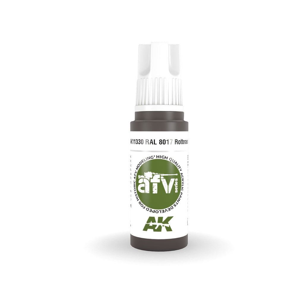 PREORDER AK Interactive - 3 Gen Acrylics - Ral 8017 Rotbraun 17ml