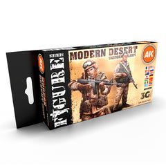 PREORDER AK Interactive - 3 Gen Acrylics - Modern Desert Uniform Colors 17ml