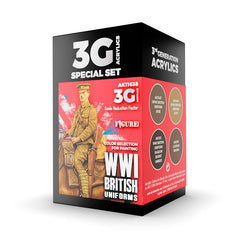 PREORDER AK Interactive - 3 Gen Acrylics - Wwi British Uniforms