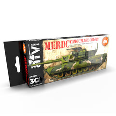 PREORDER AK Interactive - 3 Gen Acrylics - Merdc Camouflage Colors