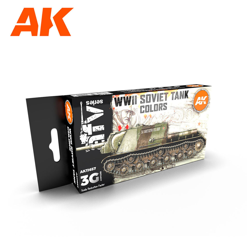 PREORDER AK Interactive - 3 Gen Acrylics - Soviet Camouflages