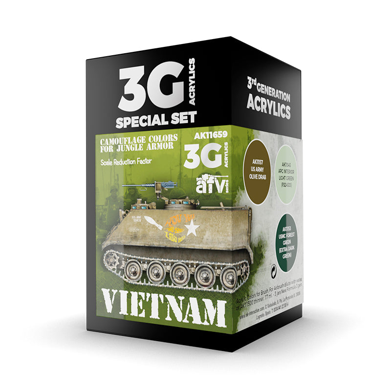 PREORDER AK Interactive - 3 Gen Acrylics - Vietnam Colors