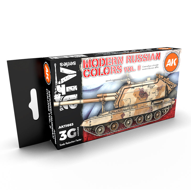 PREORDER AK Interactive - 3 Gen Acrylics - Modern Russian Colours Vol 2 17ml