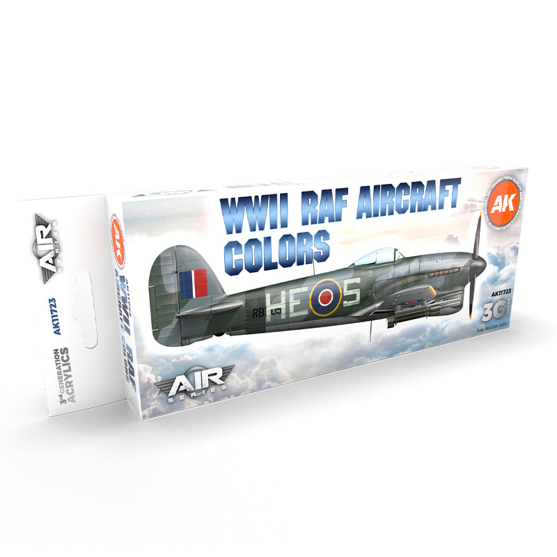 PREORDER AK Interactive - 3 Gen Acrylics - WW2 Raf Aircraft Colors Set