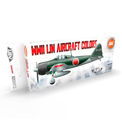 PREORDER AK Interactive - 3 Gen Acrylics - WW2 Ijn Aircraft Colors Set