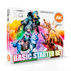 AK Interactive - 3 Gen Sets - Basic Starter Set