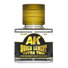 AK Interactive - Basics  - Quick Cement Extra Thin 40ml