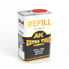 PREORDER AK Interactive - Basics  - Refillextra Thin Cement 250ml