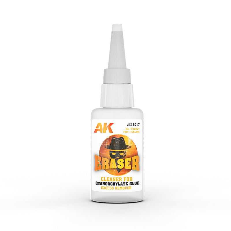 PREORDER AK Interactive - Basics  - Eraser Cleaner For Cyanocrylate (Excess Remover)