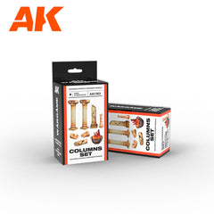 AK Interactive - Resins - Wargame Resin Scenery  - Columns Set Wargame (Resin 30-35mm)