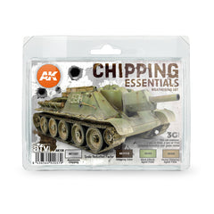 PREORDER AK Interactive - Weathering Sets  - Chipping Essentials Weathering Set