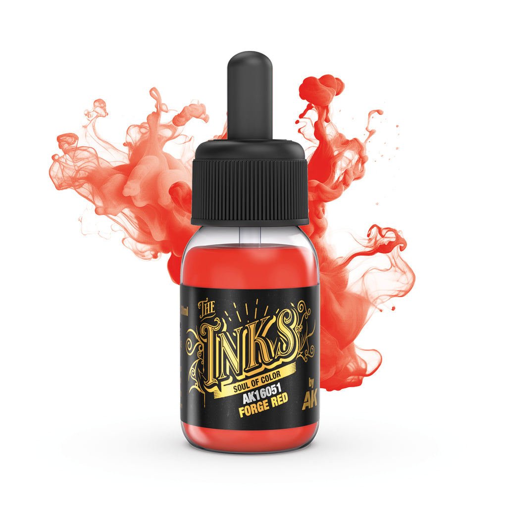 PREORDER AK Interactive - The Inks - Forge Red 30ml