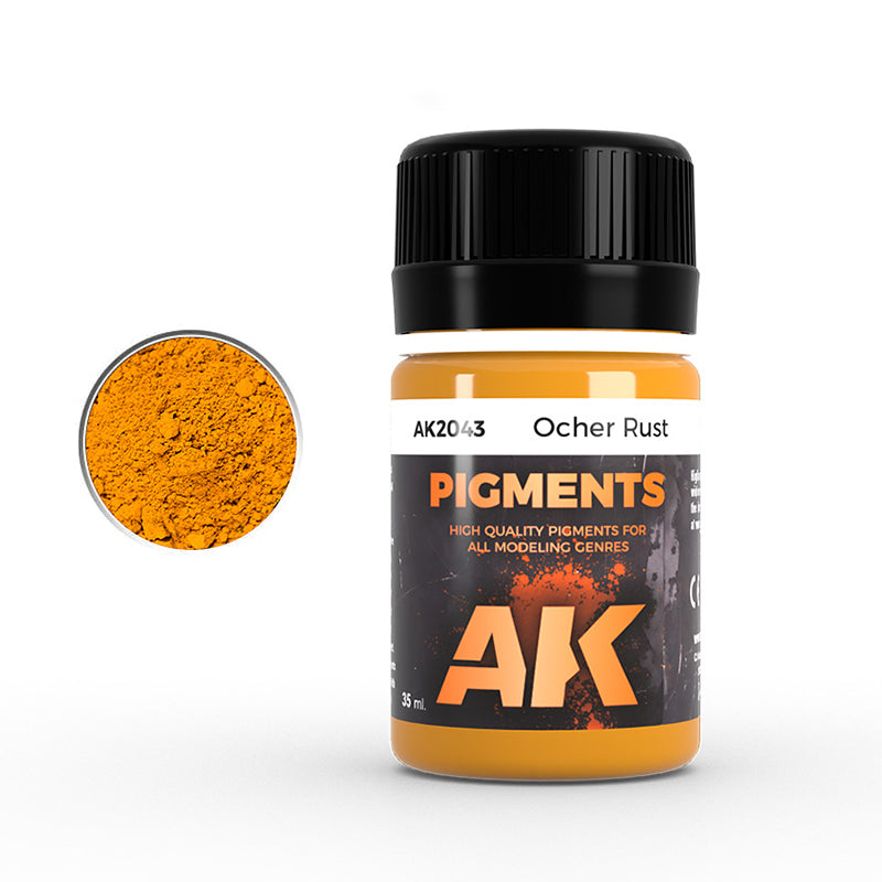 PREORDER AK Interactive - Pigments  - Ocher Rust 35ml