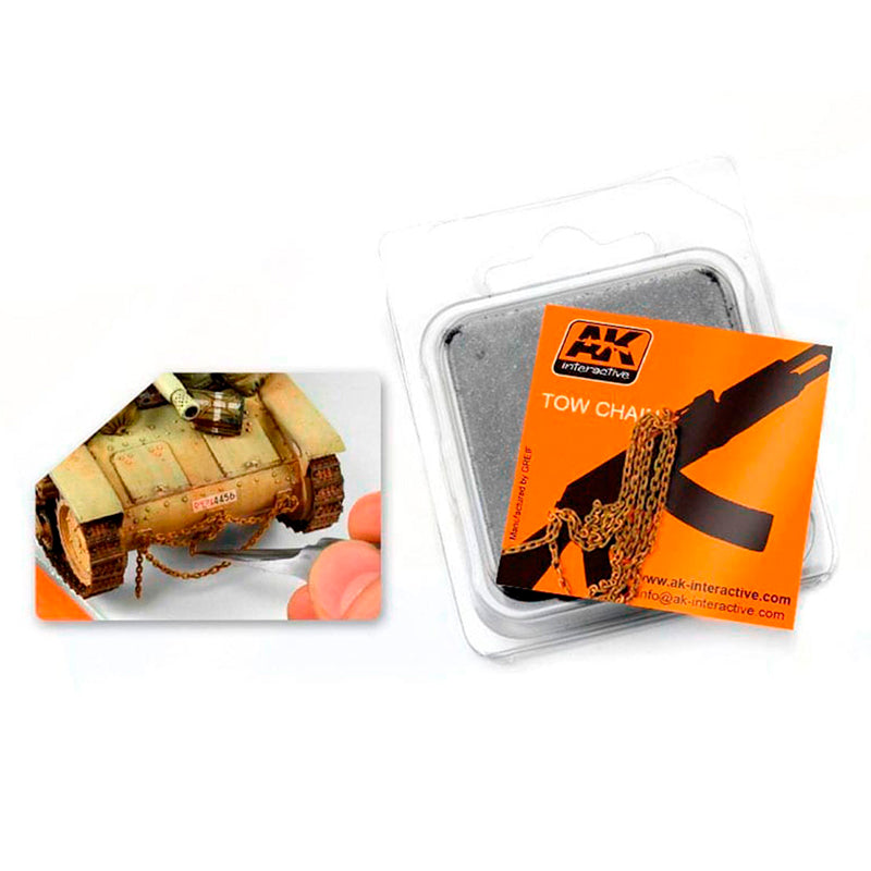 AK Interactive - Accessories - Rusty Tow Chain Medium