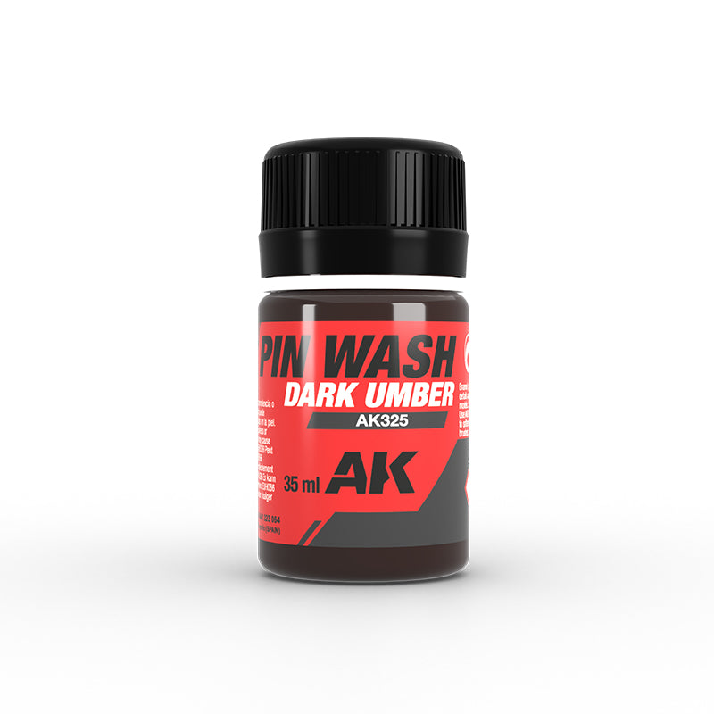 PREORDER AK Interactive - Weathering  - Dark Umber Pin Wash 35ml