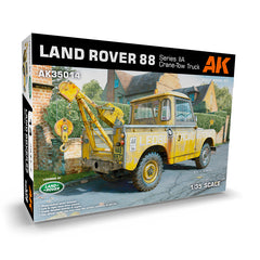 PREORDER AK Interactive - Scale Models  - Land Rover 88 Series Iia -Crane / Tow Truck 1/35