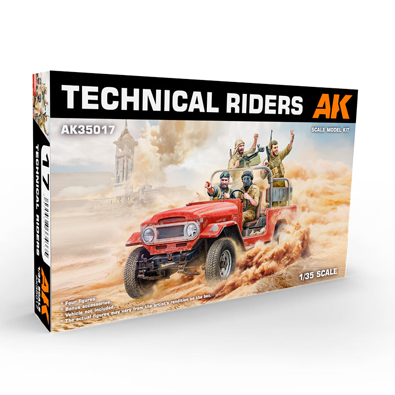 PREORDER AK Interactive - Scale Models  - Technical Riders 1/35