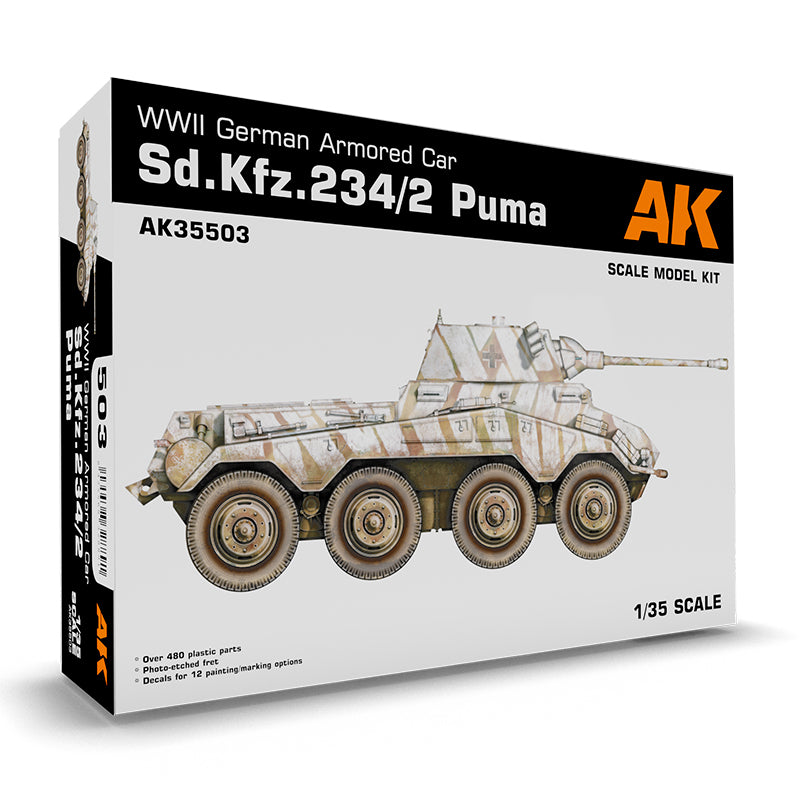 PREORDER AK Interactive - Scale Models  - Sd.Kfz.234/2 Puma