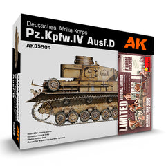 PREORDER AK Interactive - Scale Models  - Afrika Korps +5 Figures German Tank Crew Afrika Korps 1/35