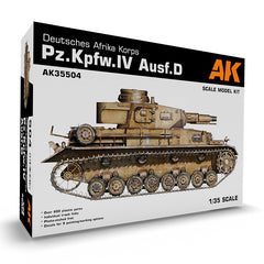 PREORDER AK Interactive - Scale Models  - Pz.Kpfw.Iv Ausf.D Deutsche Afrkia Korps