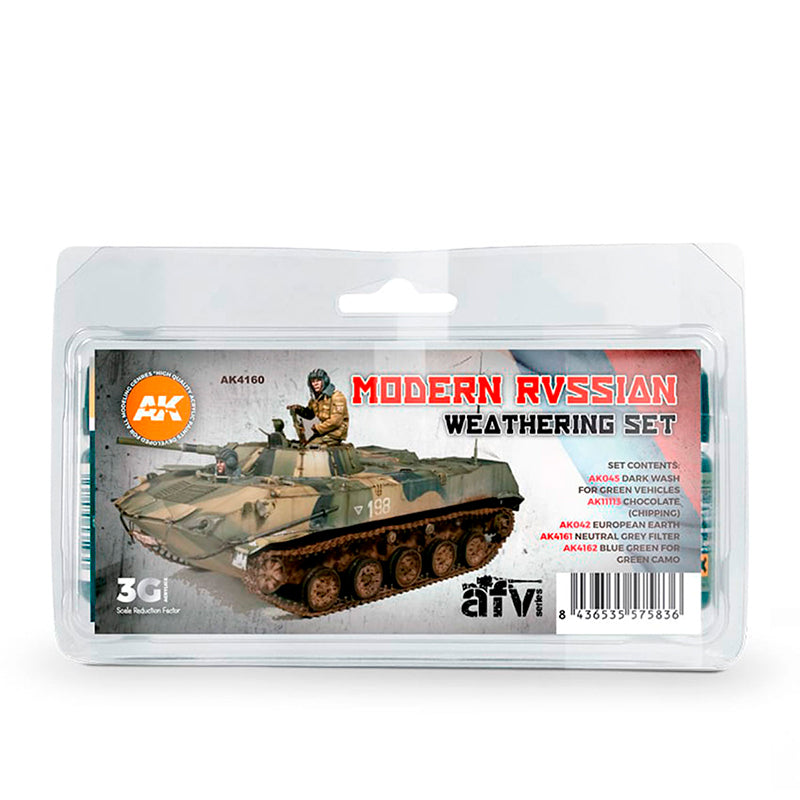 PREORDER AK Interactive - Weathering Sets  - Modern Russian Weathering Set