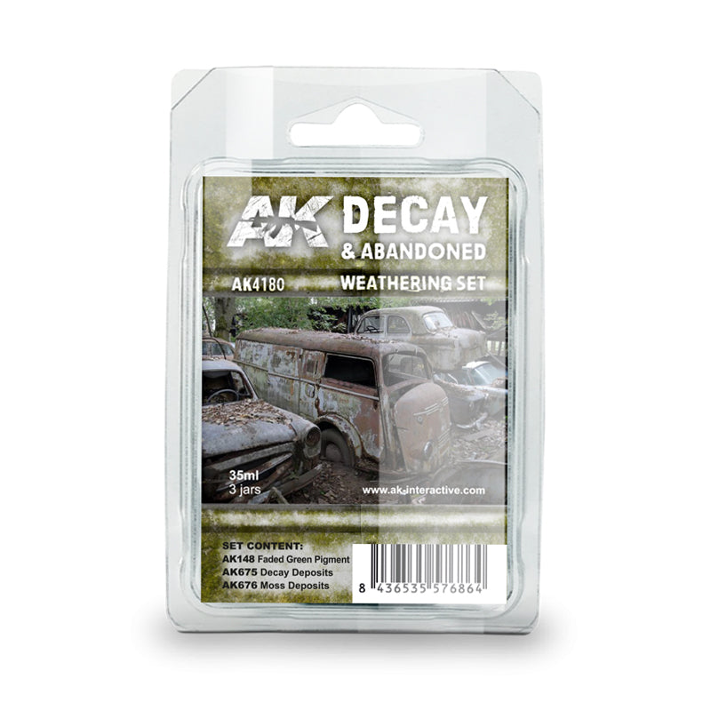 Decayed Sets AK Interactive - Weathering Sets - Decay & Abandoned Weathering Set ...