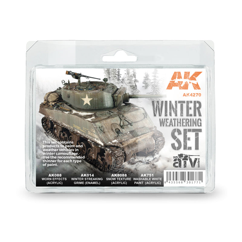 PREORDER AK Interactive - Weathering Sets  - Winter Weathering Set