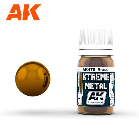 PREORDER AK Interactive - Metallics - Xtreme Metal Brass  35ml