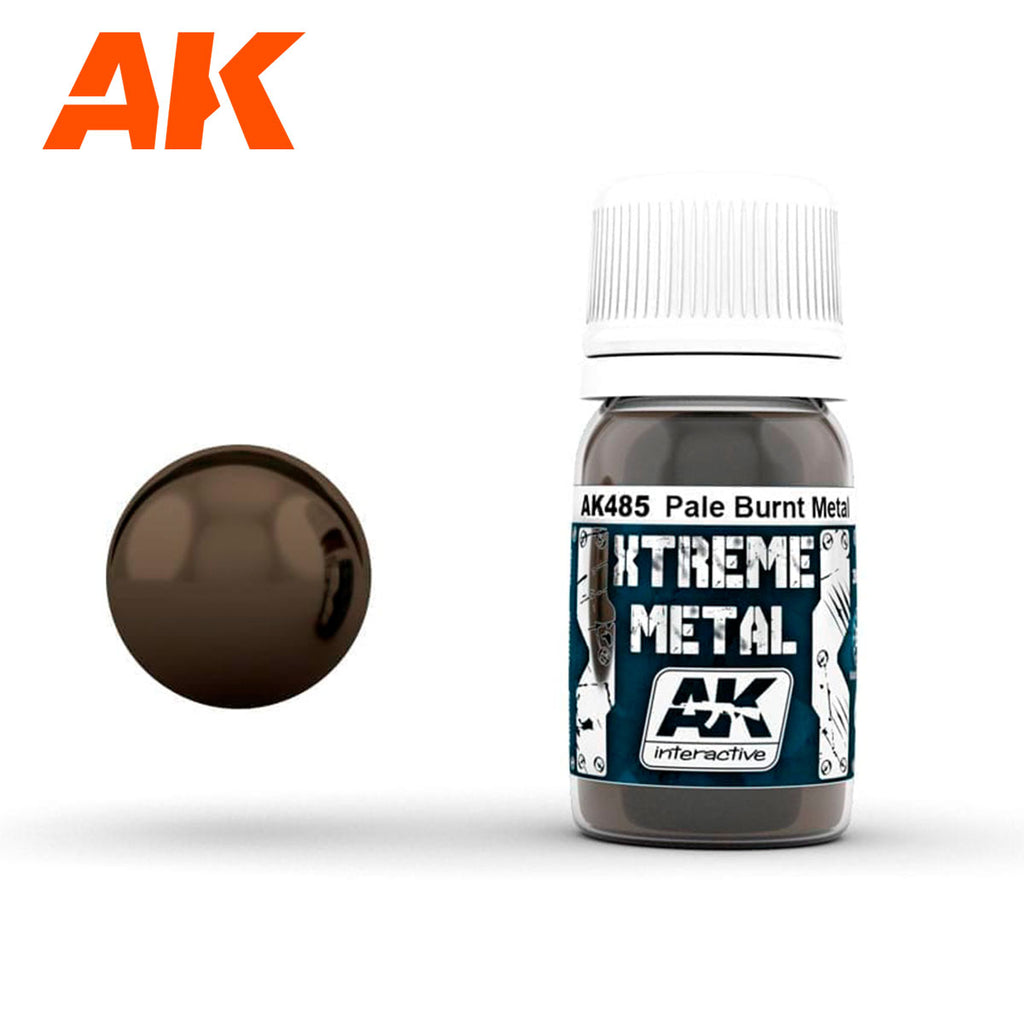 PREORDER AK Interactive - Metallics - Xtreme Metal Pale Burnt Metal  35ml