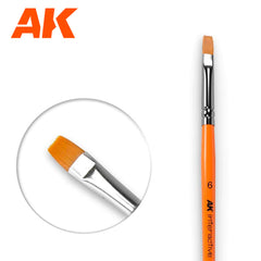 PREORDER AK Interactive - Brushes  - Flat Brush 6 Synthetic