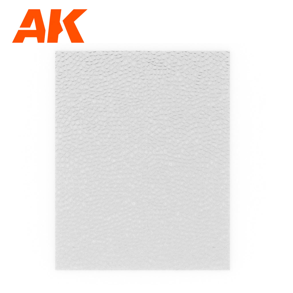 PREORDER AK Interactive - Styrene  - Water Sheet Transparent Still Water 245X195mm