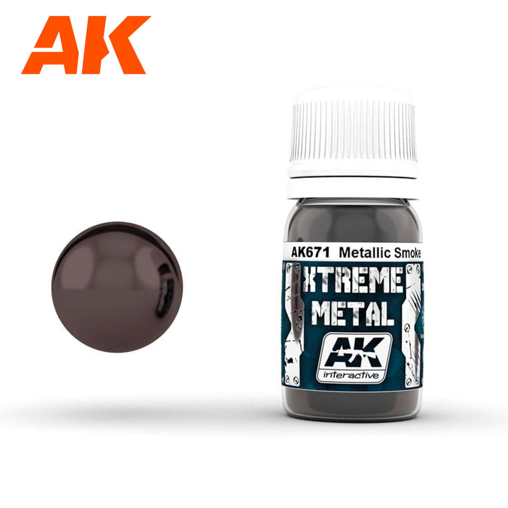 PREORDER AK Interactive - Metallics - Xtreme Metal Smoke Metallic  35ml