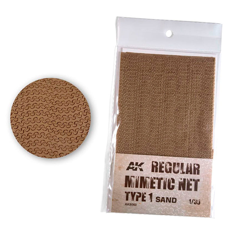 PREORDER AK Interactive - Accessories - Regular Camouflage Net Type 1 Sand