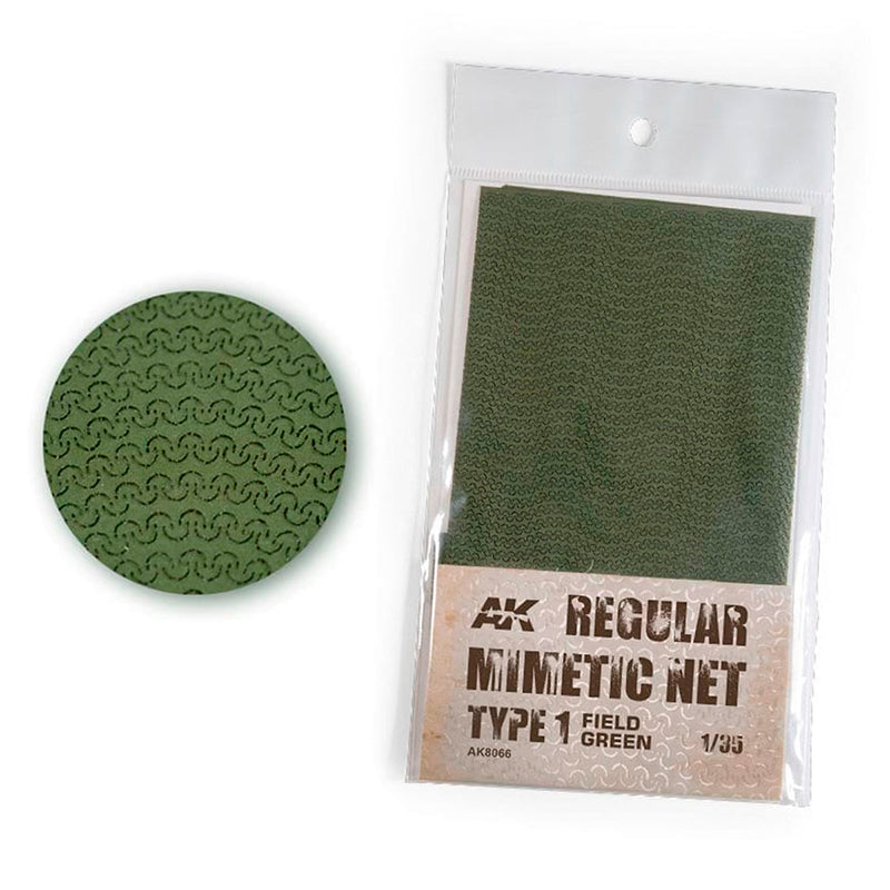 PREORDER AK Interactive - Accessories - Regular Camouflage Net Type 1 Field Green